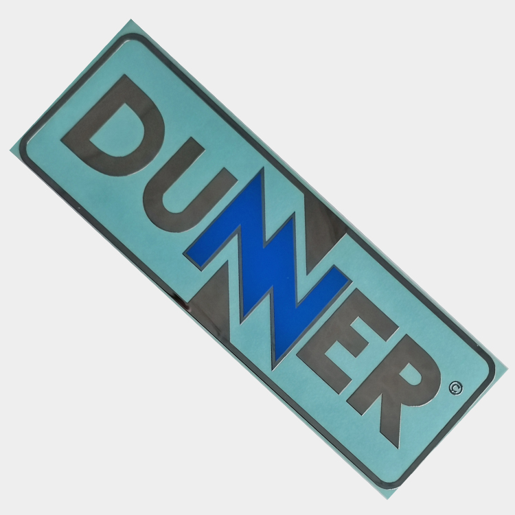 藍色銀色電鍍鎳標